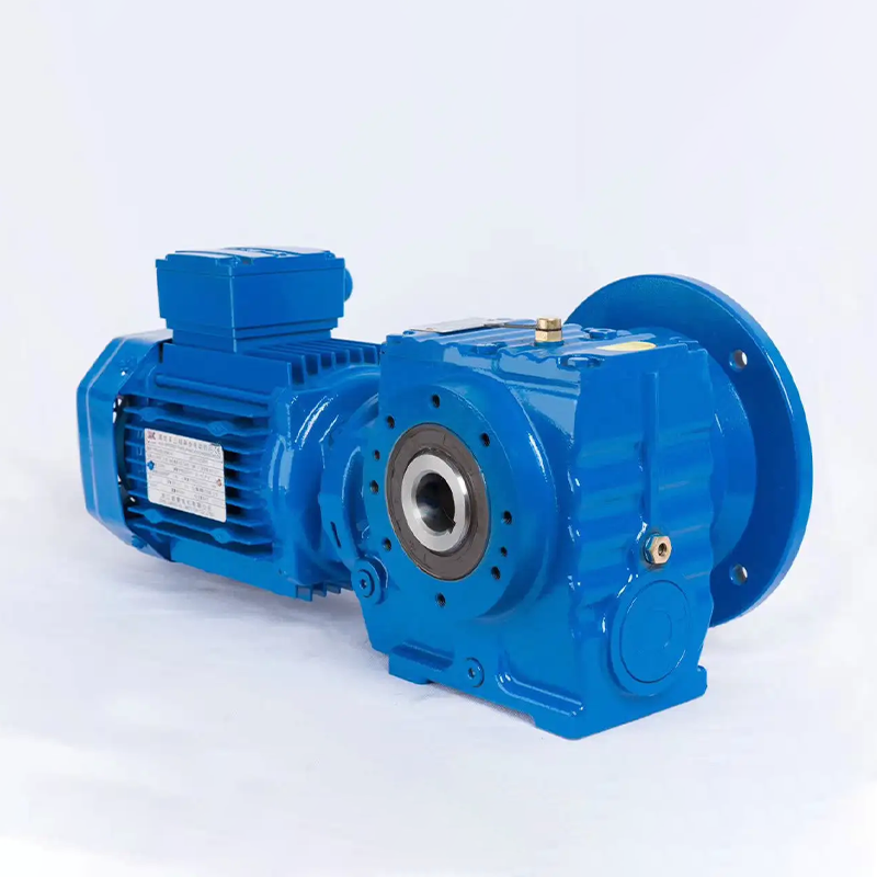 Helical wormwielmotor