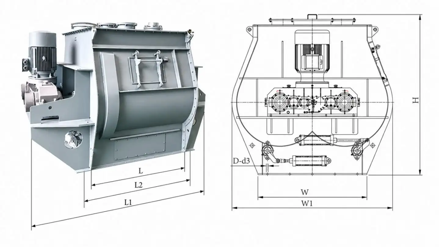 Dubbel Schachtmixer